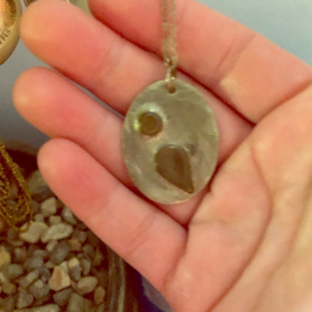 Beautiful silver necklace